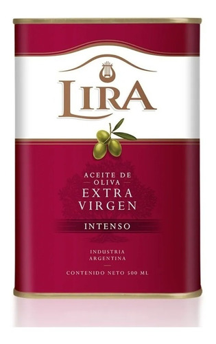 Aceite de oliva extra virgen fuerte Lira en lata500 ml 