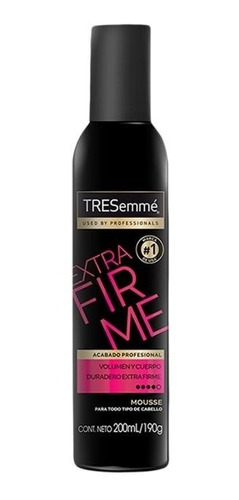 Mousse Extra Firme Para Todo Tipo De Cabello Tresemme X 190g