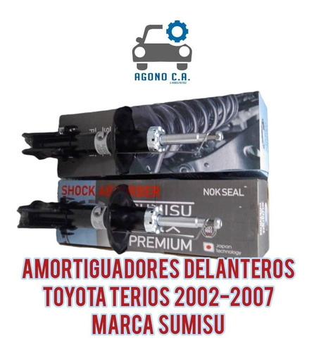 Amortiguadores Delanteros Para Toyota Terios 2002-2007