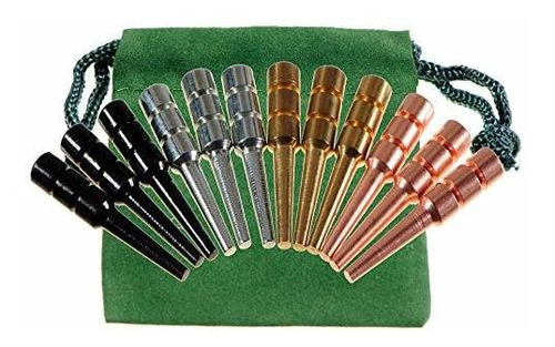 Prima De Metal Cribbage Clavijas Conjunto De 12 En Cuatro Co