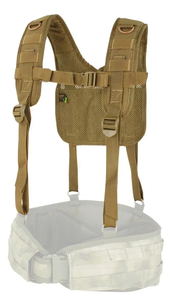 Tirantes Tácticas H-harness Condor Color Coyote Talla Unitalla