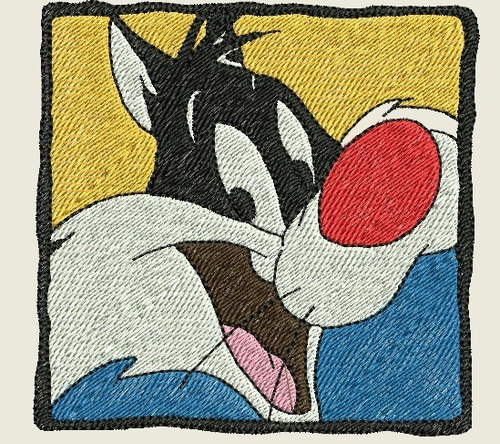 Matriz De Bordado Pacote Looney Tunes Pes Jef Dst
