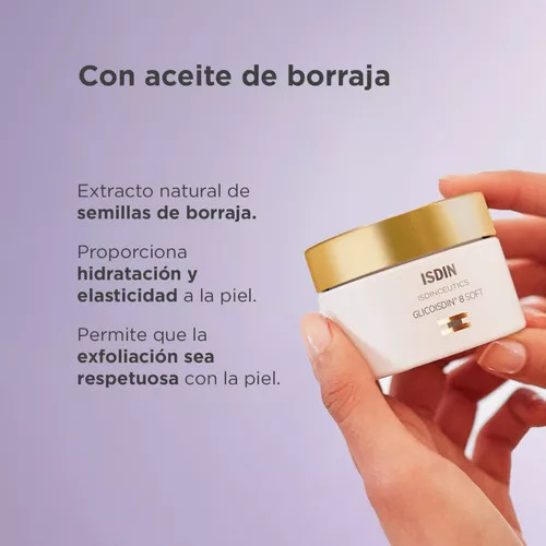 Glicoisdin Acido Glicolico 8% Crema Rostro Acne Tonico Suave