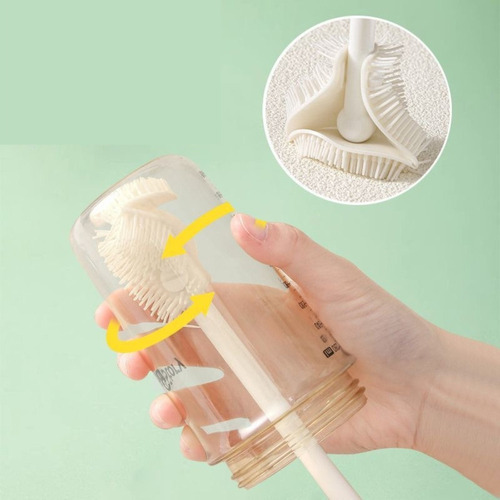 Ssbbd Cepillo De Silicona Para Lavar Botellas, Vasos Y