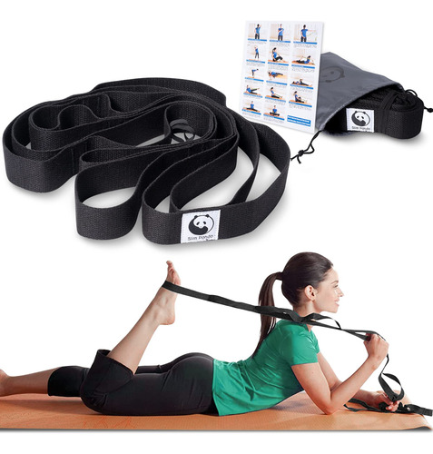 Slim Panda Correa Elastica Yoga 10 Bucl Para Fisioterapia