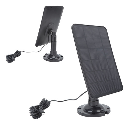 Panel Solar De Cámara De Seguridad 10w 5v Para Exterior Inal