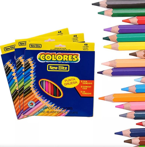 Lápices De Colores De Arte Profesional, 48 Colores, 3 Sets