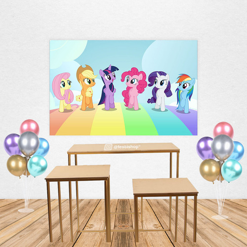 Fondo De Tela My Little Pony La Magia De La Amistad Decoraci