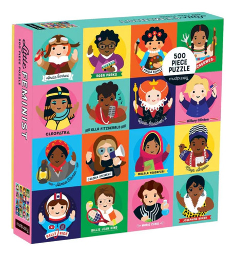 Puzzle 500pcs Little Feminist Mudpuppy