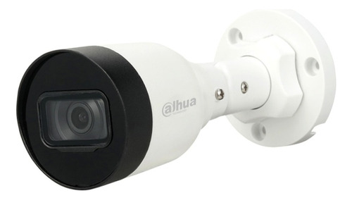 Dahua Cámara Ip Bullet HFW1230S1S4 Resolución de 2MP Lente de 2.8mm 104 Grados de Apertura IR Inteligente de hasta 30 Mts Protección IP67 Entrada PoE Blanco