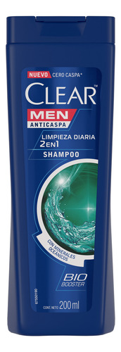 Shampoo Clear 2 En 1 Dual Effect 200 Ml.