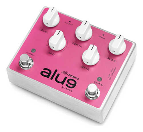 Dedalo Fx Alu9 Pedal Efecto Guitarra Eléctrica Color Rosa