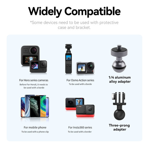 Accesorio De Montaje Para Gopro Insta360 Nikon Canon Ronin