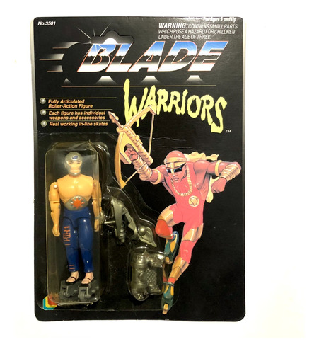 Blade Warriors - Blue Bruisers - Lanard Toys 1993 Sellado