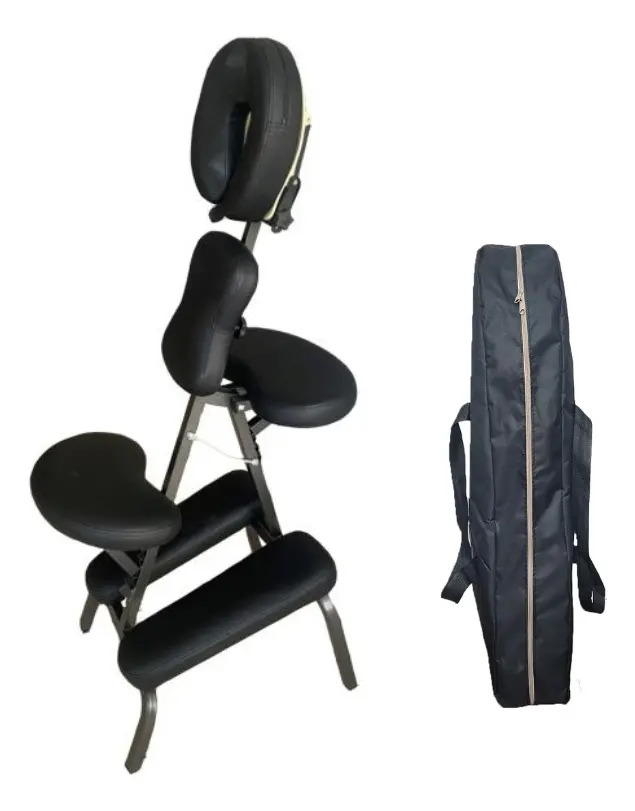 Cadeira Quick Massage Portátil Dobrável com Bolsa para Transporte