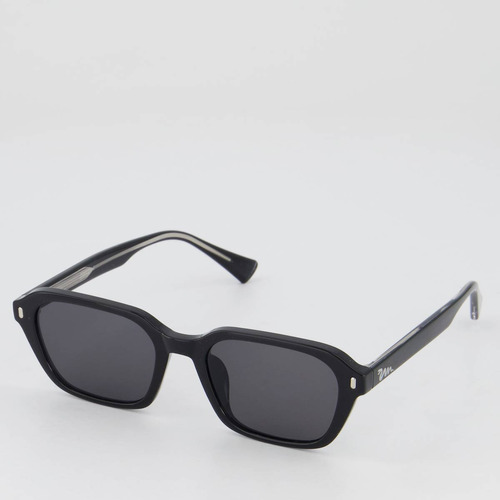 Óculos De Sol Specs Quasar Uv400 Preto Armação Cinza Haste Cinza Lente Cinza Desenho