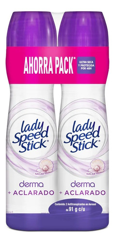 Desodorante Lady Speed Sitck Spray 150 Ml X2 Dermo Aclarado