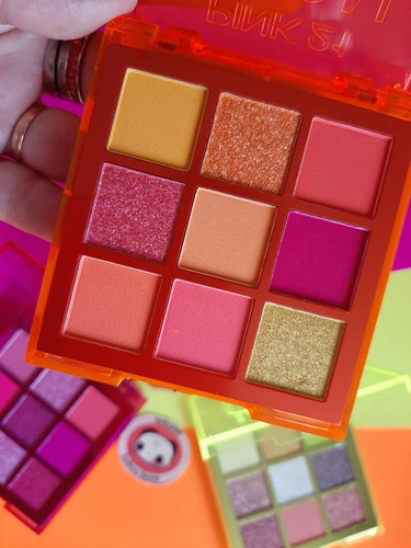 Nueva Paleta De Sombras Neon Girl Pink21 Original