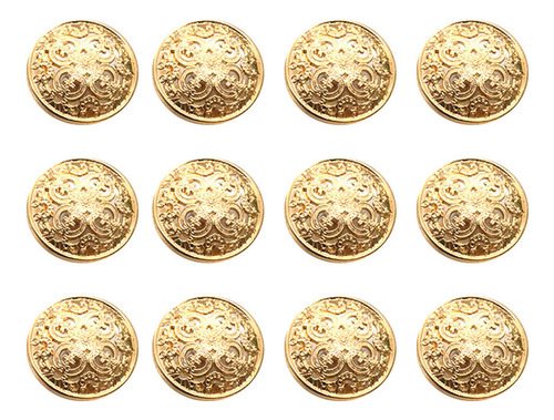 30 Elegantes Botones Huecos Con Hebilla Metálica De 20 Mm He