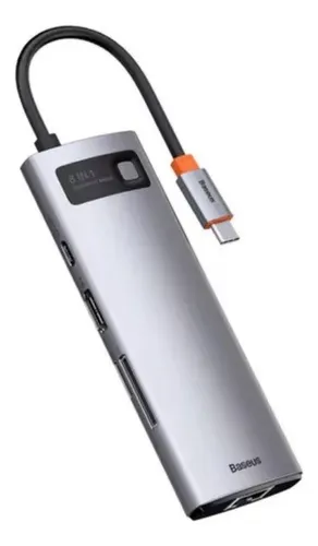 Adaptador Hub Baseus 8 Em 1 Macbok Air Pro Thunderbolt Usb-c Menor preço em Adaptador Hub Baseus 8 Em 1 Macbok Air Pro Thunderbolt Usb-c