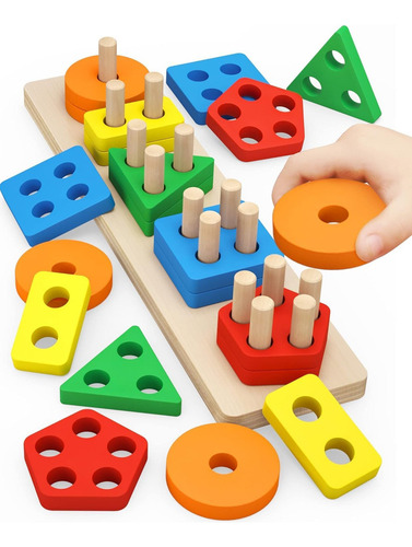 Juguetes Montessori 1-2 Años-material Didáctico Preescolar