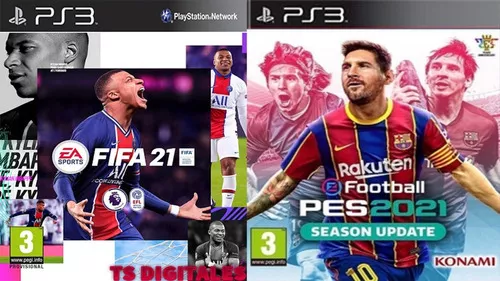 Fifa 21 + Pes 21 Ps3 