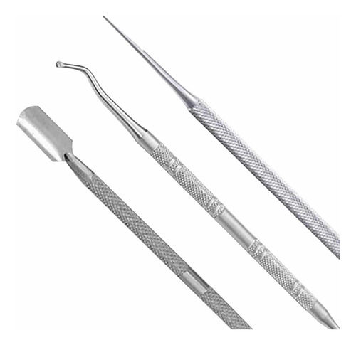 3 X 3 Piezas Herramientas De Manicura Pedicura Herramienta