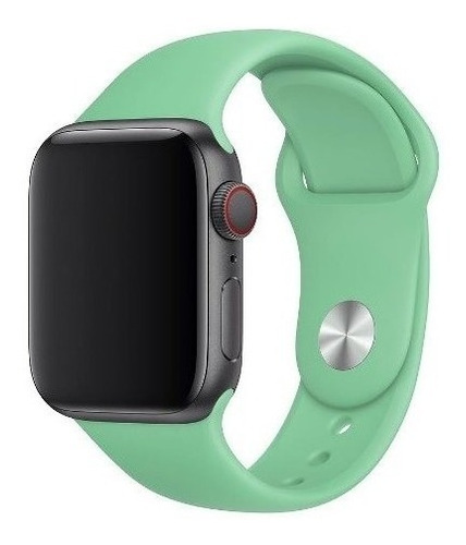 Pulseira Silicone Sport Para Apple Watch 42/44mm Spearmint