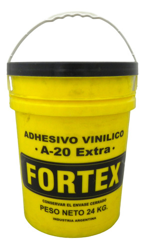 Cola Sintetica Fortex A20 X 24 Kg Color Blanco