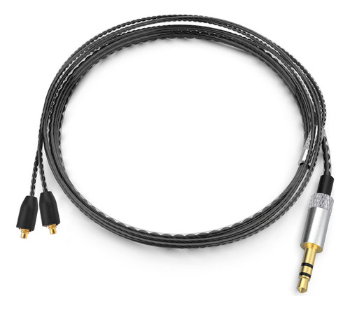 Cable Para Auricular Shure Mmcx In Negro