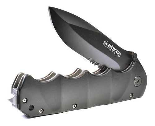 Navaja Tactica Bomberos Magnum Boker Black Spear Rompe Crist