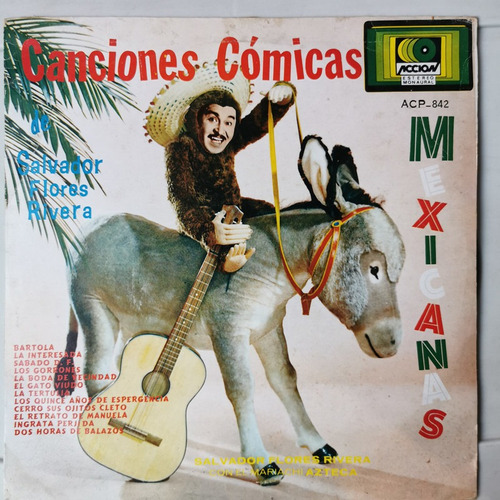 Disco Lp:salvador Flores Rivera- Canciones