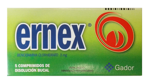 Ernex 3 Mg X 5 Comprimidos De Disolucion Bucal D