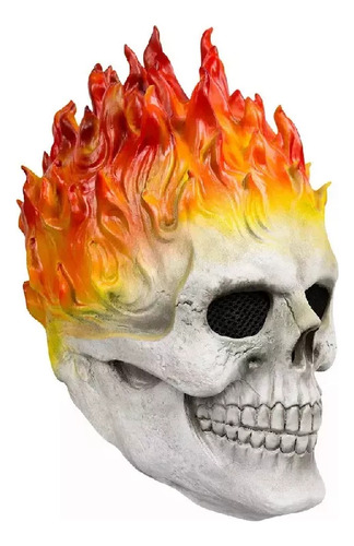 Máscara Azul Bulex Ghost Red E Halloween Flame Skull Rider