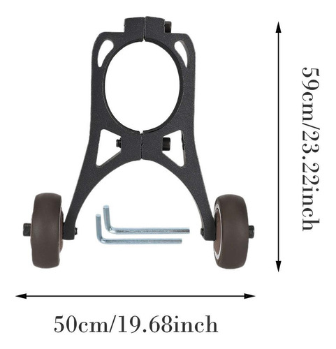 Soporte De Manos Auxiliar Para Scooter Rueda Auxiliar Para S