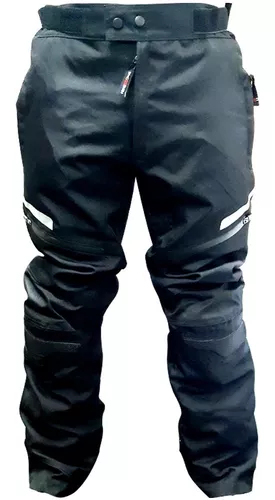 Pantalon Moto Hombre Cordura Nine To One Fuse Negro