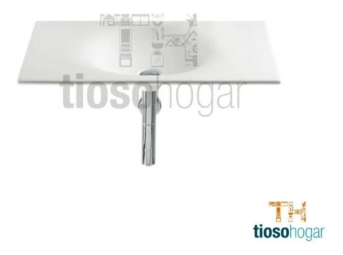 Lavabo De Porcelana Mural/sobre Mueble S/a Kalahari 800 Roca