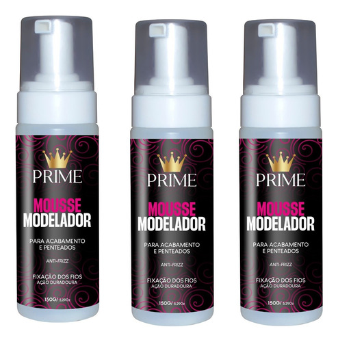 Mousse Modelador Cachos E Penteados 150ml 03 Un