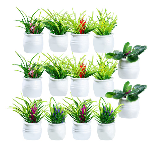 Accesorios Para El Hogar House Potted Indoor, 14 Piezas