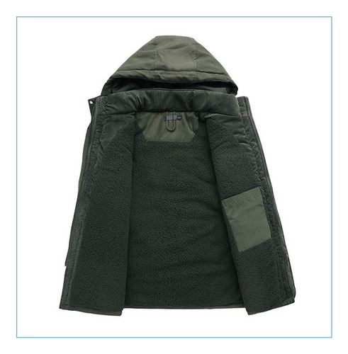 Chaqueta Esquí Para Hombre Chaqueta Polar Senderismo Capucha
