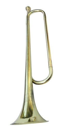 Imagen 1 de 9 de Exquisito Cuerno De Trompeta Mini Bugle De Latón Dorado