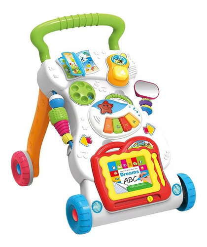 Imagen 1 de 6 de Andador Caminador Primeros Pasos Luz Sonido Juegos + 6 Meses