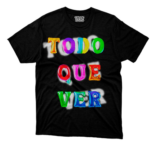 Playera Negra Algodón Todo Que Ver Pride Lgbt Marcha Gay