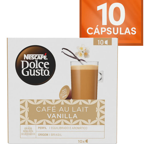 Cápsulas De Café Dolce Gusto, Cafe Au Lait Vainilla