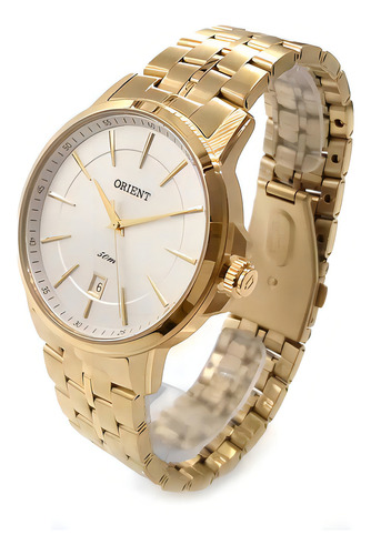 Relógio Orient Masculino Mgss1230 S1kx Casual Dourado