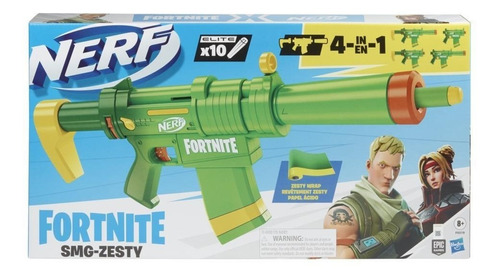 Nerf Pistola Fortnite Smg-zesty Lanza Dardos Hasbro
