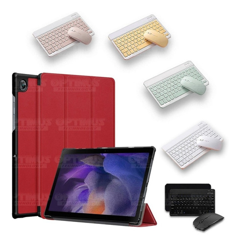 Combo Teclado Mousey Estuche Tablet Para Samsung Tab A8 10.5