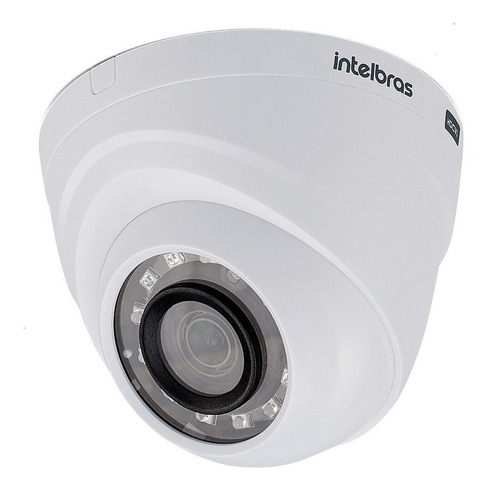 Câmera de segurança Intelbras VHD 1010 D G4 1000 com resolução de 1MP visão nocturna incluída branca