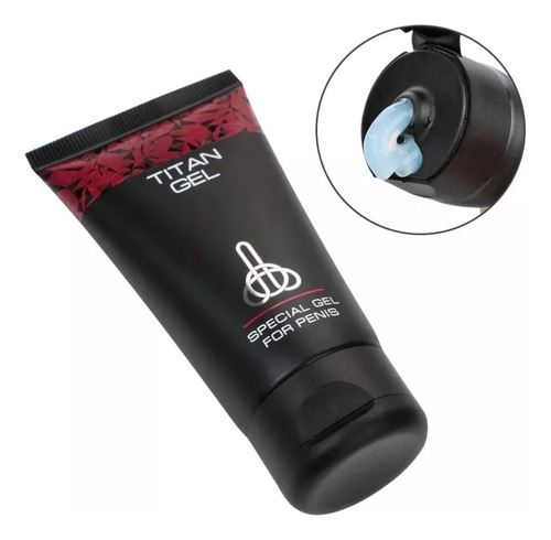 Gel Titan Black Para Hacer Crecer El Miembro Fragancia Neutro
