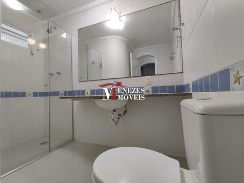 Imagem 13 de 29 de Apartamento Frontal Ao Mar Em Guarujá - Astúrias - Ref. 1784 - V1784